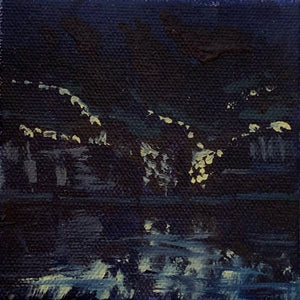 Tchefuncte Christmas Nocturne, 4" x 4"