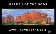 Load image into Gallery viewer, Garden of the Gods, 10&quot; x 30&quot;, acrylic on canvas
