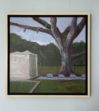 Load image into Gallery viewer, Madisonville Cemetery, 12&quot; x 12&quot;, acrylic on panel