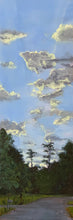 Load image into Gallery viewer, Evening Clouds, 8&quot; x 24&quot;, acrylic on canvas