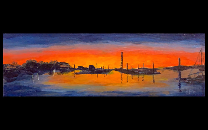 Municipal Yacht Harbor Sunset